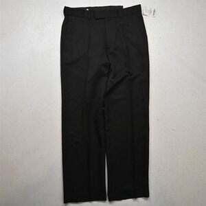NEW Savane 32x29 Black Comfort Waist Dress Mens Pants